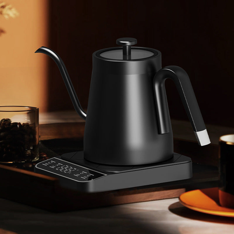 Special mold direct supply cross-border smart electric kettle slender mouth gooseneck temperature control hand brewing coffee pot constant temperature kettle