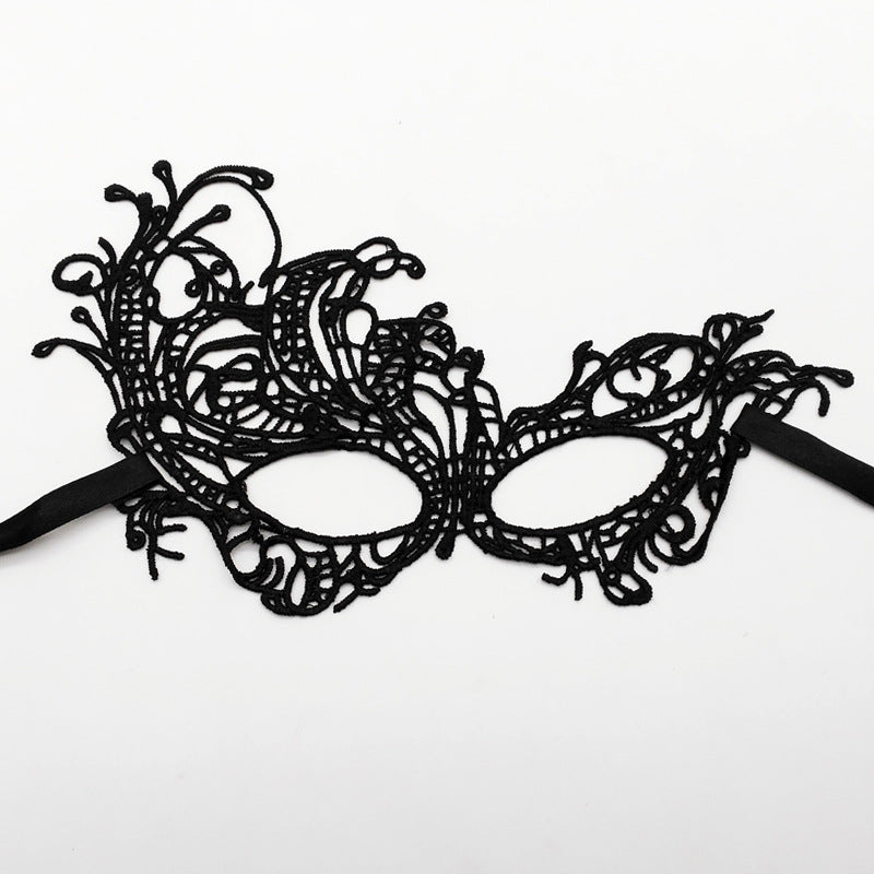 Cross-border exclusive masquerade party lace mask Christmas Halloween fun unshaped eye mask supplies