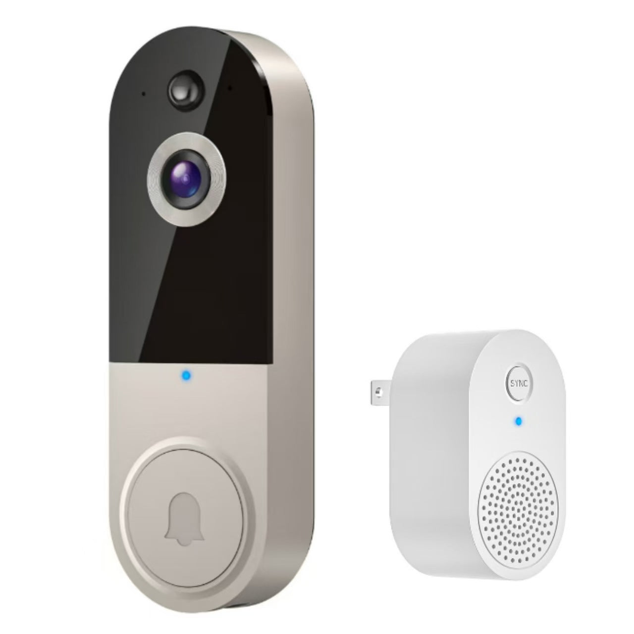 Cross-border smart video doorbell, wireless remote video intercom, human detection, HD night vision, smart home monitoring