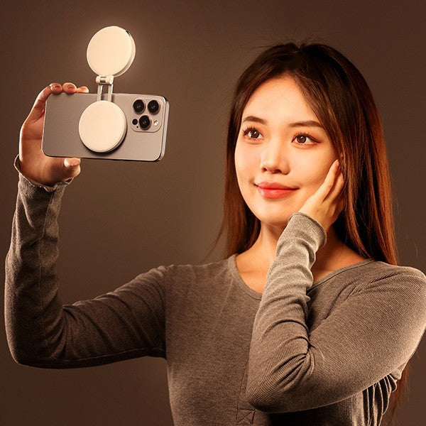 Internet celebrity anchor mobile phone live broadcast magnetic fill light portable photo photography lighting beauty pocket flash