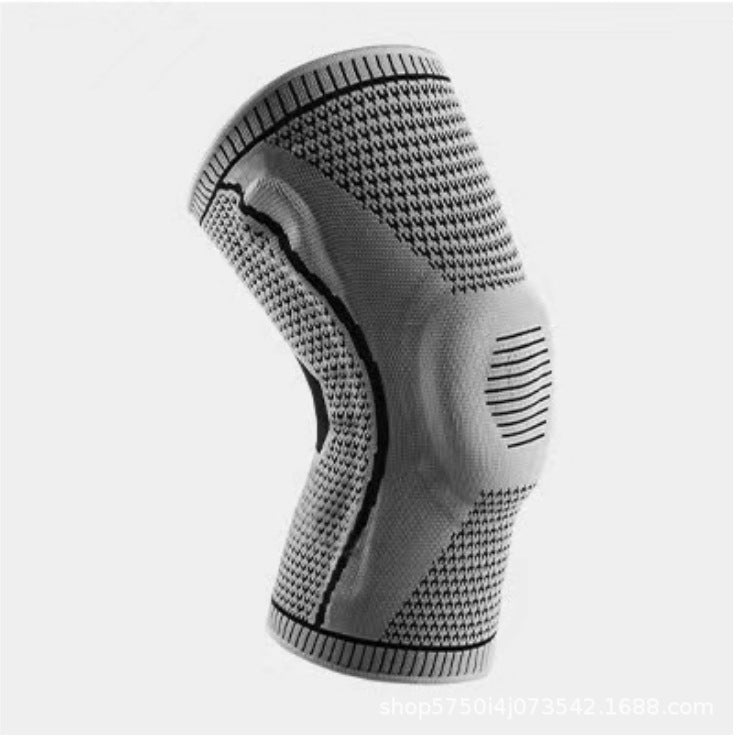 Knee pads for men and women nylon sports silicone knee joint protective cover basketball men's knee professional fitness running protective gear