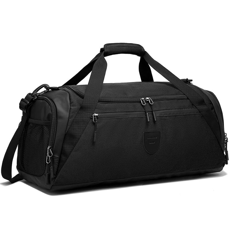 Large capacity travel bag, dry and wet separation fitness bag, multifunctional backpack, waterproof basketball helmet bag for men