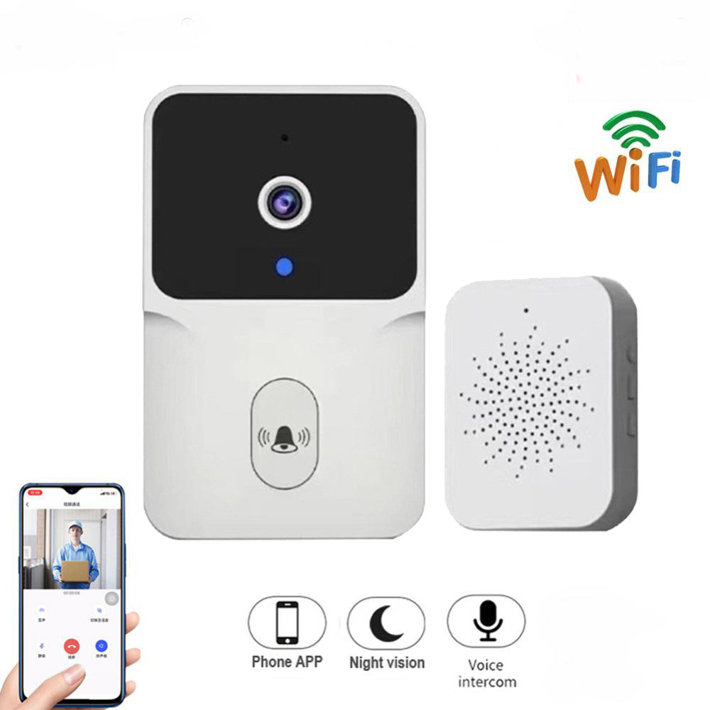 Video doorbell camera wifi smart high-definition wireless night vision doorbell remote electronic cat-eye camera home