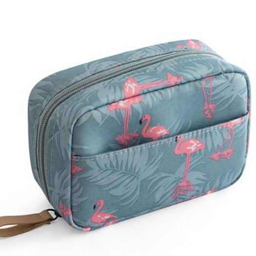 Makeup storage bag Mini portable waterproof cosmetic bag Korean simple female portable makeup lipstick bag