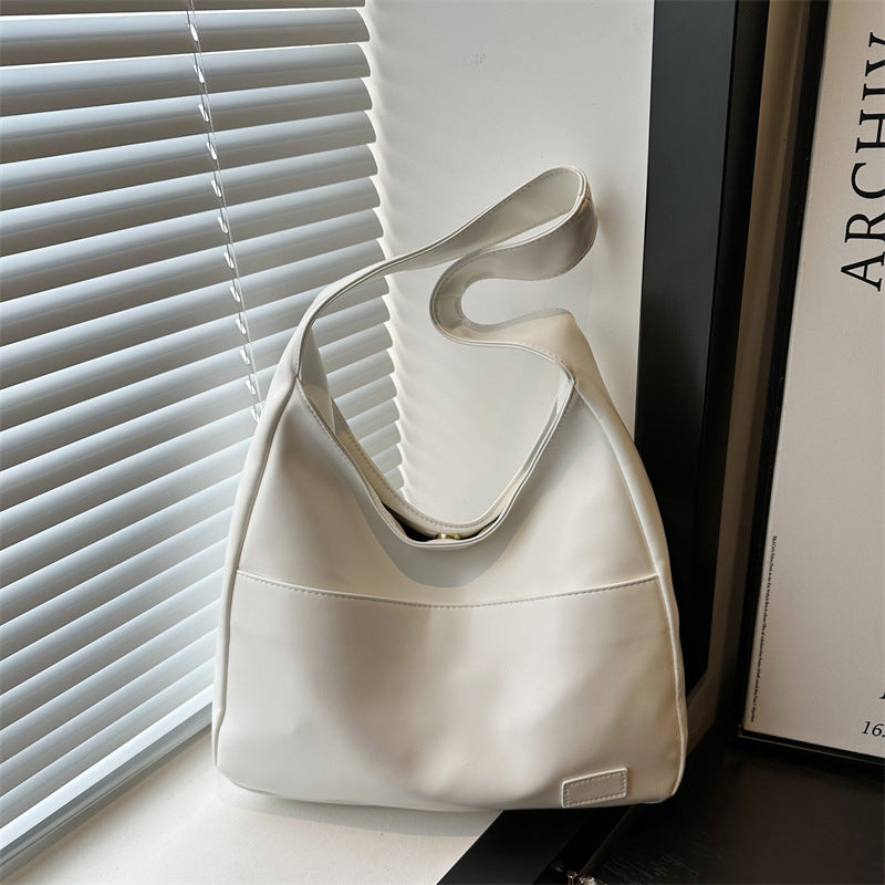 Classic cross-border bag, high-end large-capacity retro women's bag, simple commuting underarm bag, shoulder bag source production