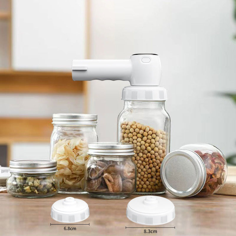 New cross-border multi-function vacuum sealer pumping black fresh-keeping bag mason jar sealer household vacuum machine