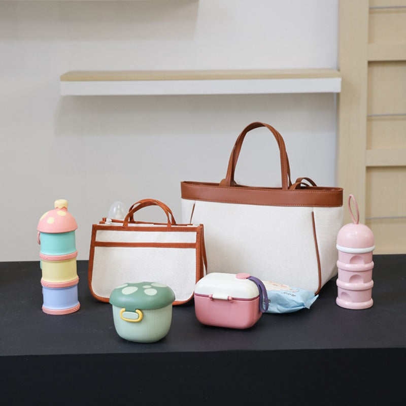 New style mother and child two-piece set high-value multifunctional mother and baby bag for going out and commuting portable mother bag