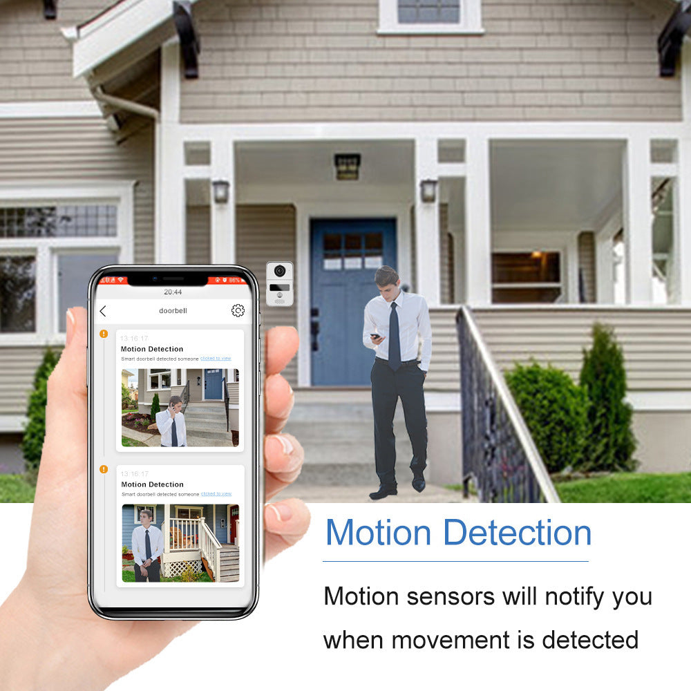 Tuya Smart WIFI Video Doorbell Network Video Doorbell Night Vision Duplex Intercom Motion Detection Unlocking Factory