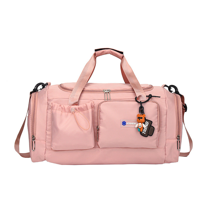 Travel bag women's bag fashionable one-shoulder crossbody handbag large capacity travel bag women can board the plane short-distance business trip luggage bag