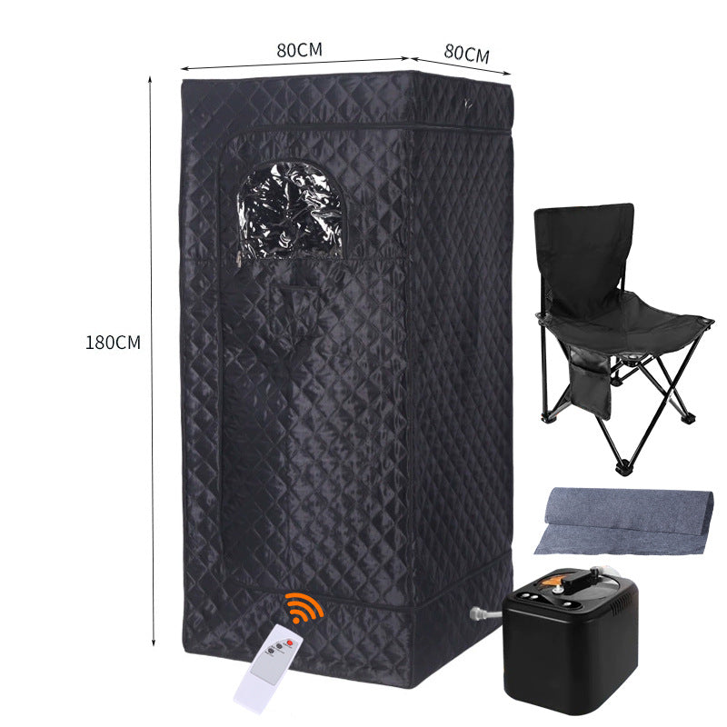 North America hot-selling sweat steam box cross-border home full body sauna box foldable portable sweat steam room
