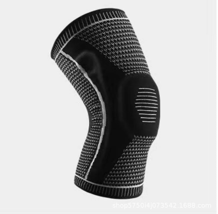Knee pads for men and women nylon sports silicone knee joint protective cover basketball men's knee professional fitness running protective gear