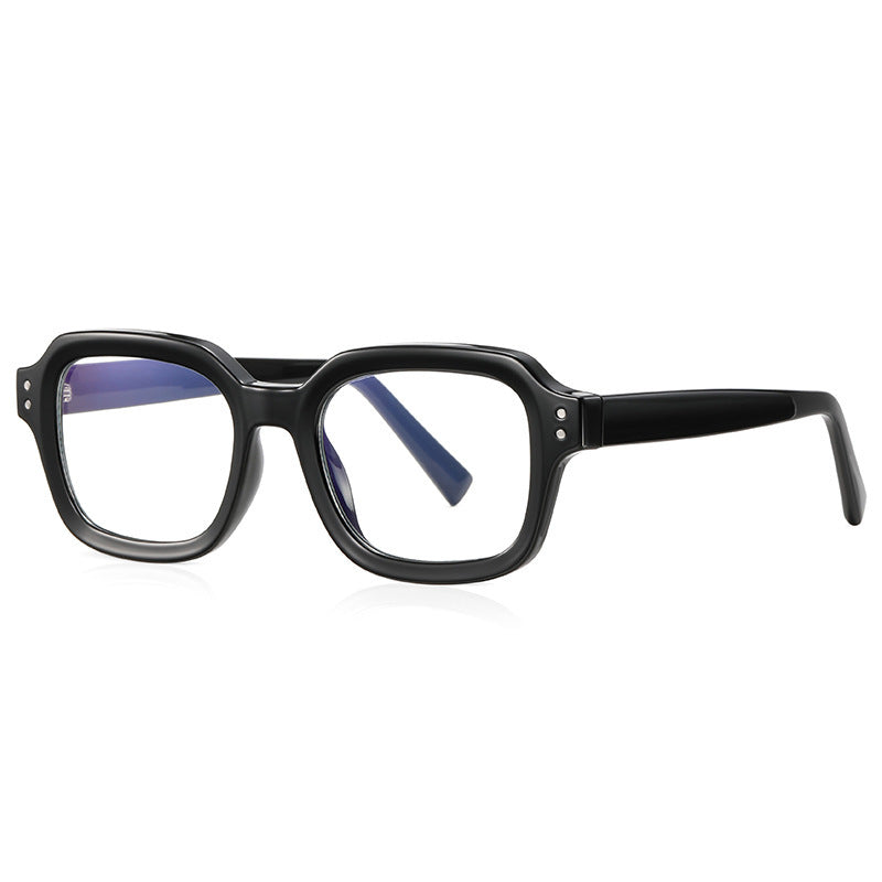 New men's anti-blue light glasses 2190 square frame TR90 retro British style optical frame spot European and American style frame