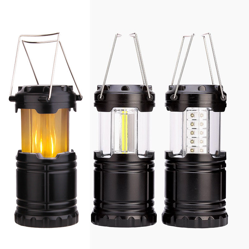 Cross-border LED camping lantern portable stretch portable tent lantern lighting lantern emergency light outdoor camping lantern