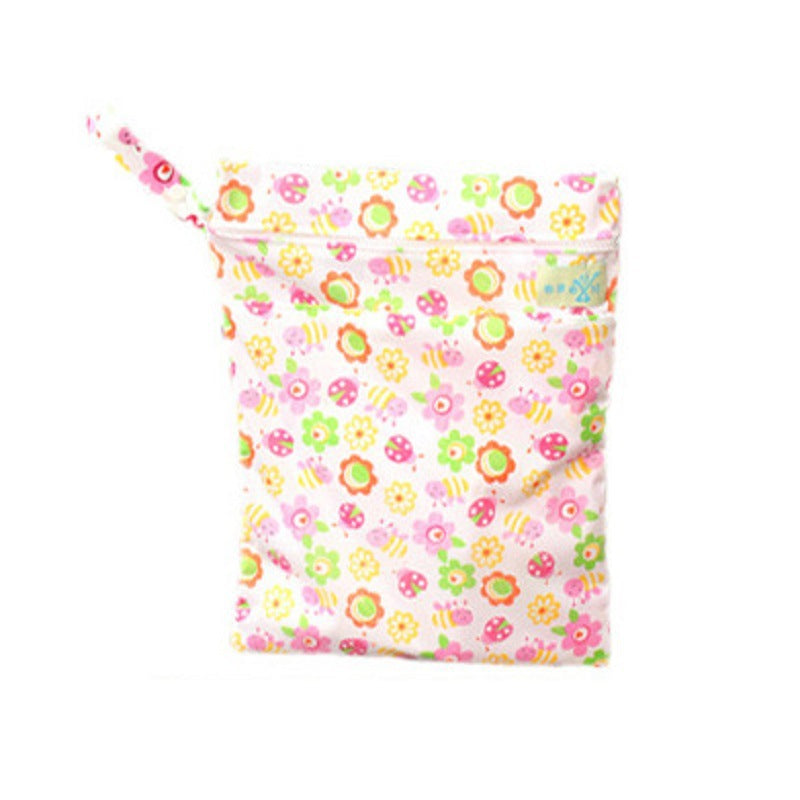 Dulaiduwan maternal and child supplies washable baby stroller diaper storage hanging waterproof bag baby diaper bag for going out