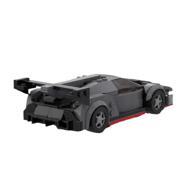 MOC building blocks compatible with Lego F43 Lamborghini Venom Supercar assembly speed series children's toy car
