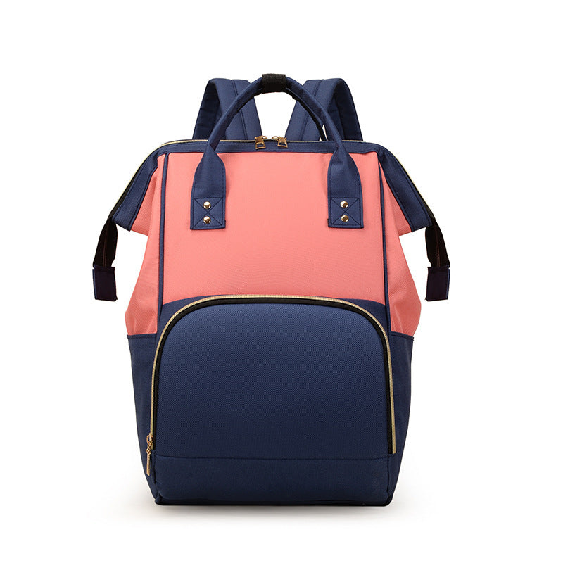 Mommy bag factory direct sales fashionable portable mother and baby bag for going out large capacity bottle insulation multi-pocket backpack mommy bag