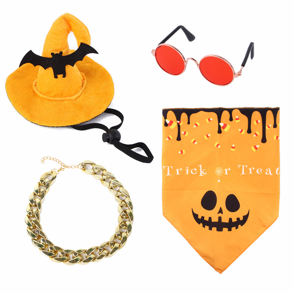 New Products Pet Dress Up Set Cat Halloween Transformation Costume Dog Halloween Set Supplies