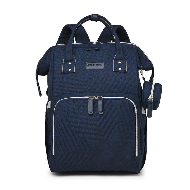 Cross-border mommy bag new European and American style fashionable multifunctional mother and baby bag hot sale large capacity mommy bag