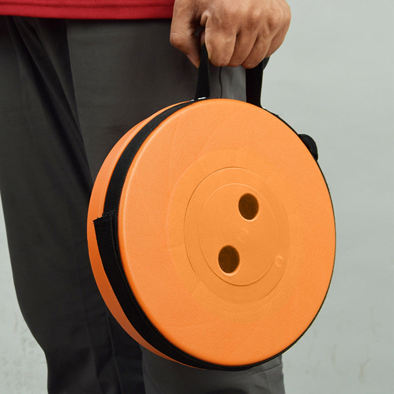 Portable Telescopic Stool Outdoor Folding Stool Adjustable Home Round Stool Travel