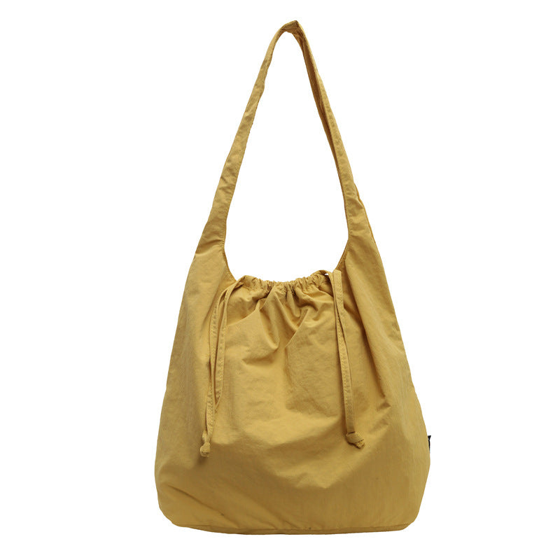 Women's canvas bag large capacity cross-border new one-shoulder crossbody college students leisure class commuting all-match tote bag