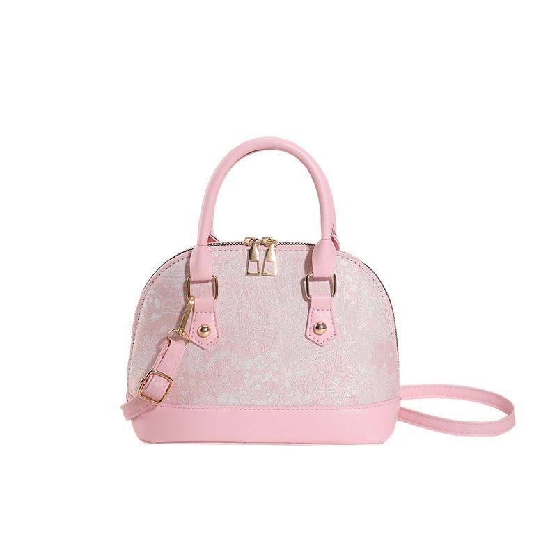 Women's simple summer commuter bag 2025 shell handbag new crossbody fashion shoulder bag embroidered women's bag