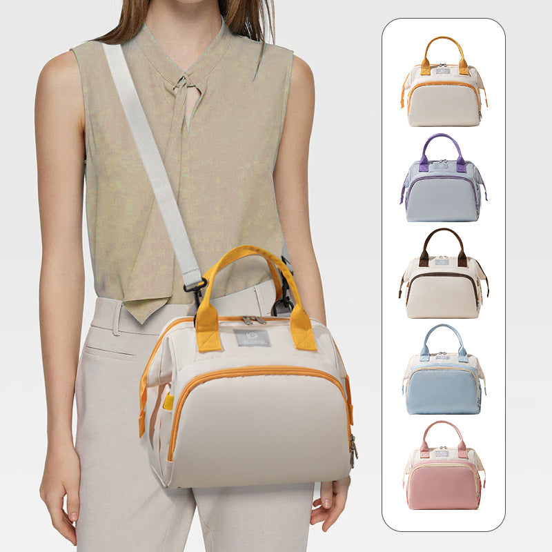 2025 new model mother bag medium size portable large capacity mother and baby bag for going out with baby bottle insulation storage mother bag
