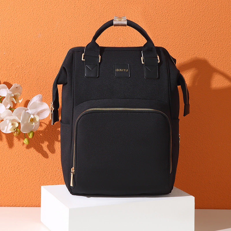 Mommy bag new Oxford cloth simple and stylish multifunctional mother and baby bag for going out light double back large capacity mommy bag