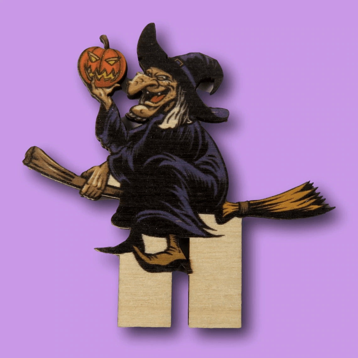 Wooden Halloween advent calendar new home Halloween advent calendar