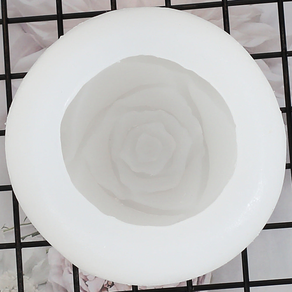 DIY rose candle silicone mold Valentine's Day rose ice cube mold whiskey ice ball ice mold