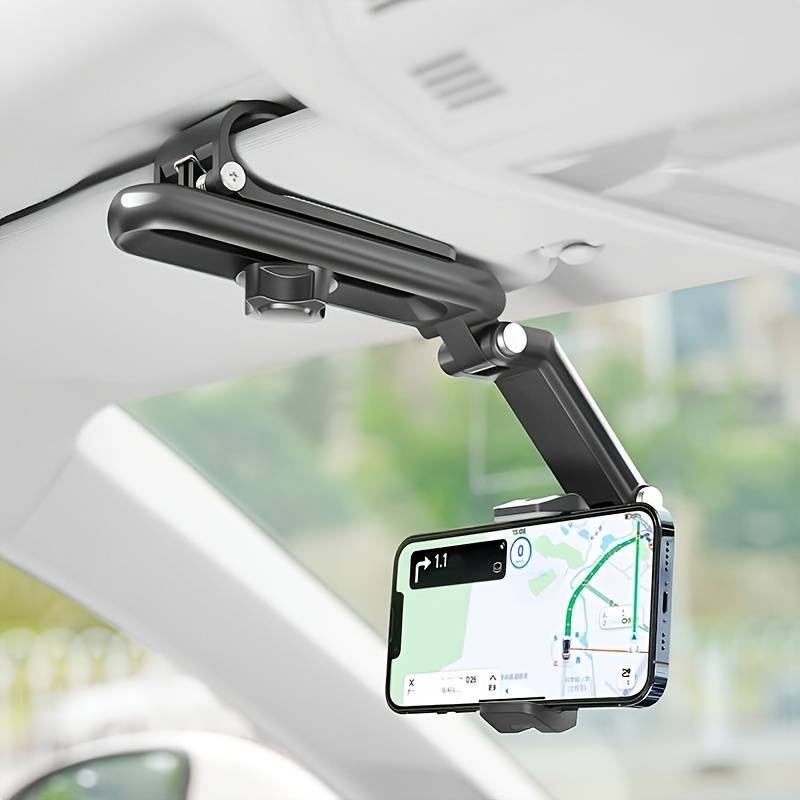 Cross-border temu labeling sun visor navigation phone holder direct view car universal navigation holder