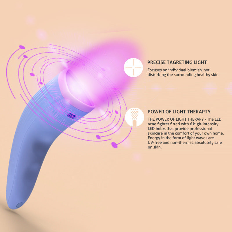 Led care lamp portable facial care skin rejuvenation home LED red and blue light beauty instrument