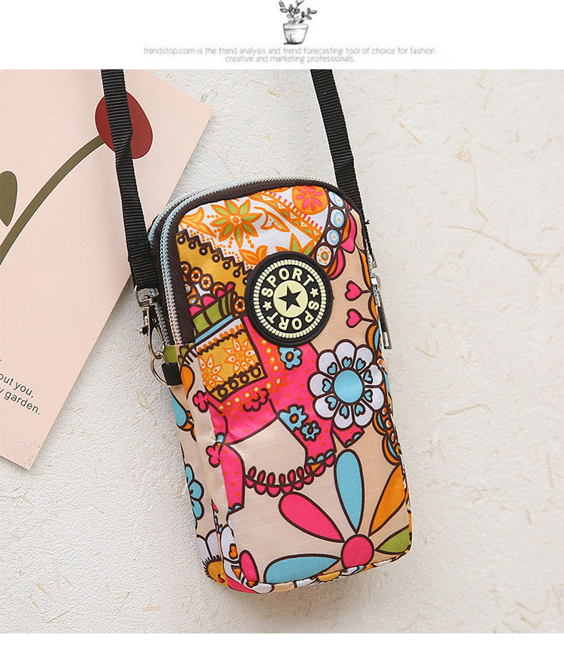 【Manufacturer wholesale】Spring and summer new fashion simple Japanese and Korean new mobile phone bag crossbody bag coin purse women's bag