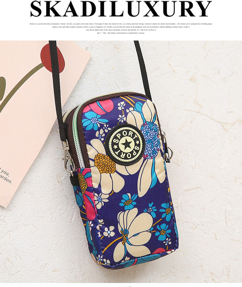 【Manufacturer wholesale】Spring and summer new fashion simple Japanese and Korean new mobile phone bag crossbody bag coin purse women's bag