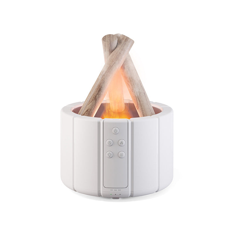 Gift creative bonfire aromatherapy machine humidifier bedroom small household diffuser essential oil flame aromatherapy humidifier