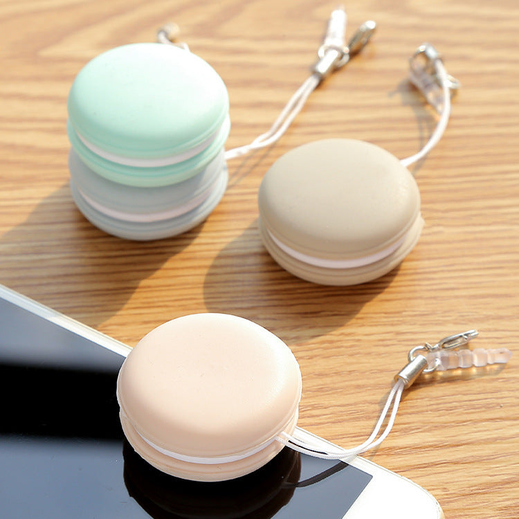 Macaron mobile phone screen wipe clean glasses wipe camera lens wipe deerskin cloth cleaning tool pendant