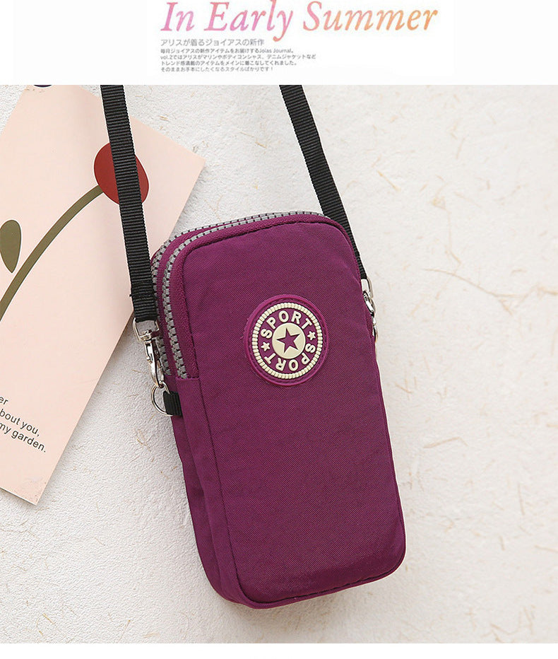 【Manufacturer wholesale】Spring and summer new fashion simple Japanese and Korean new mobile phone bag crossbody bag coin purse women's bag