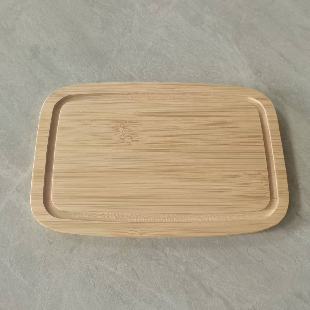 bamboo butter box butter storage kitchenware with lid fresh-keeping box cover transparent cover bamboo wooden tray dinner plate