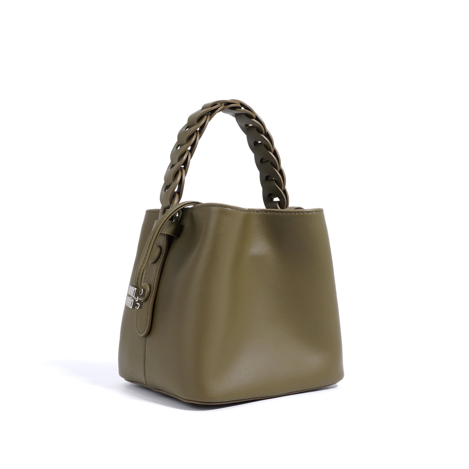 Handmade bucket bag woven handbag women 2025 new fashion high-quality vegetable basket bag mini crossbody bag small bag