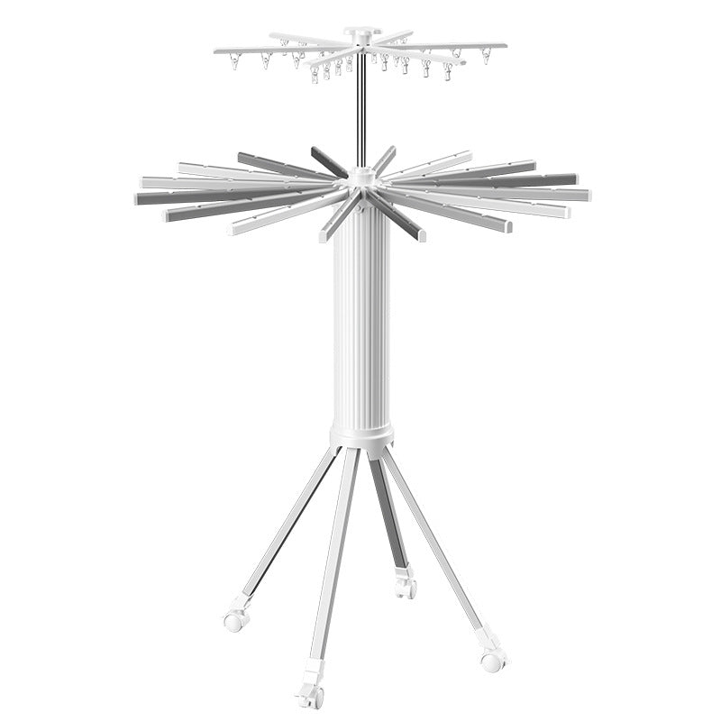 Octopus clothes rack aluminum alloy floor folding balcony home invisible movable telescopic indoor drying quilt artifact