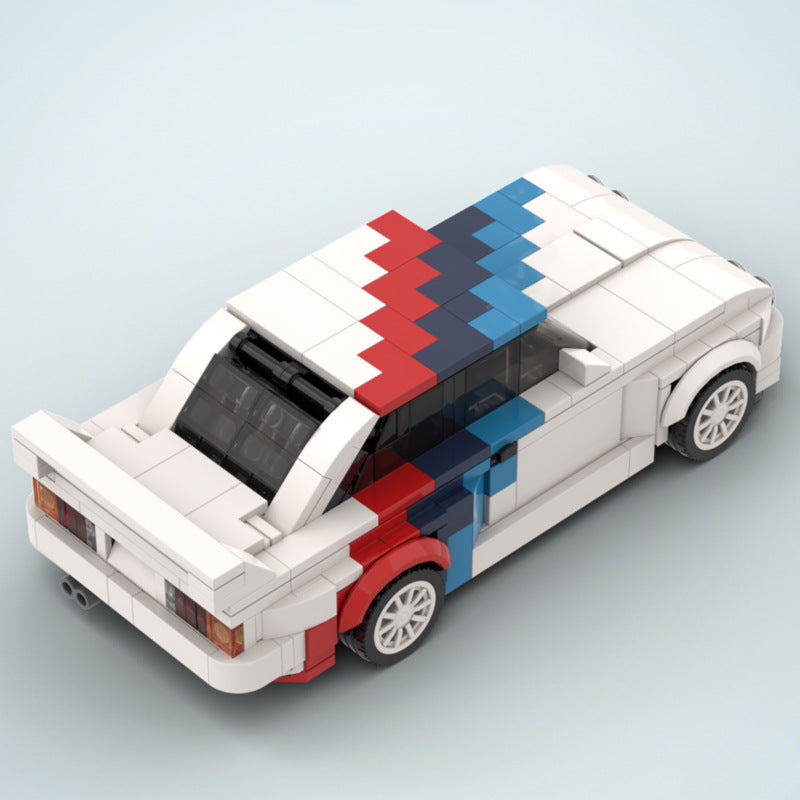MOC building blocks compatible with Lego 53544 white BMW M3 E30 puzzle assembly gift racing DTM three colors
