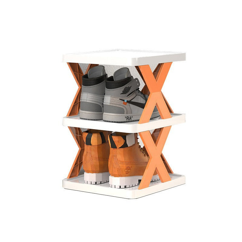 Simple shoe rack for home door storage artifact new model shoe cabinet indoor multi-layer space-saving small narrow rack