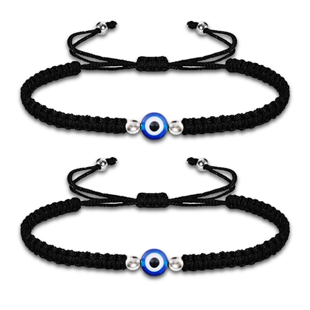 Cross-border hot selling special for the devil eye bracelet women pure hand-woven European and American fashion personality couple bracelet wholesale
