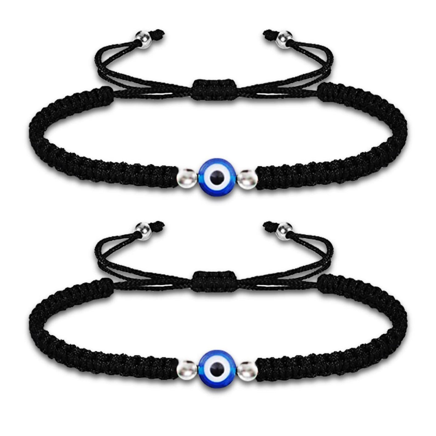 Cross-border hot selling special for the devil eye bracelet women pure hand-woven European and American fashion personality couple bracelet wholesale
