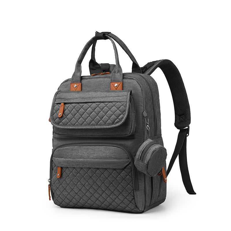hot selling mommy bag European and American fashion multi-pocket portable mother and baby bag for going out large capacity lightweight mommy bag