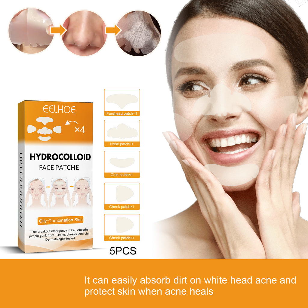 EELHOE hydrogel facial acne patch portable transparent invisible hydrogel anti-acne patch facial care concealer