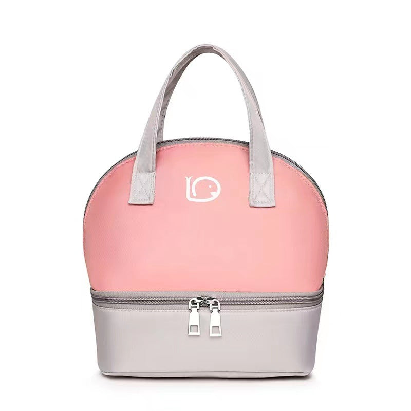 Factory direct sales can be wholesale multifunctional breast milk bag double layer lunch bag breast milk insulation fresh-keeping bag storage bag ice bag