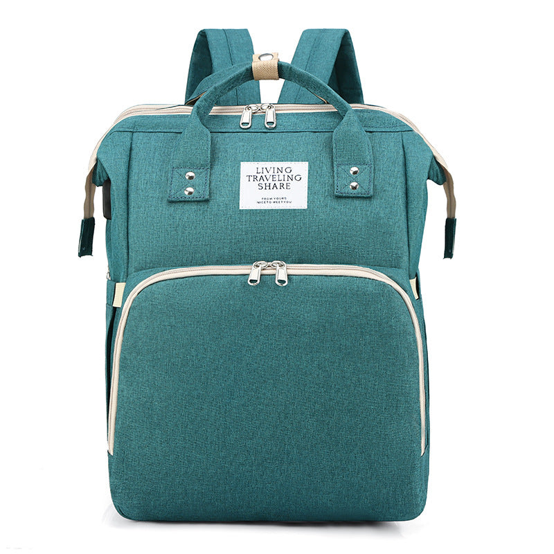 Mommy bag factory direct sales new mother and baby bag multifunctional diaper bag mommy bag cross-border diaper pad insulation bag shoulder