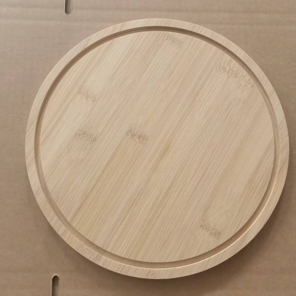bamboo butter box butter storage kitchenware with lid fresh-keeping box cover transparent cover bamboo wooden tray dinner plate