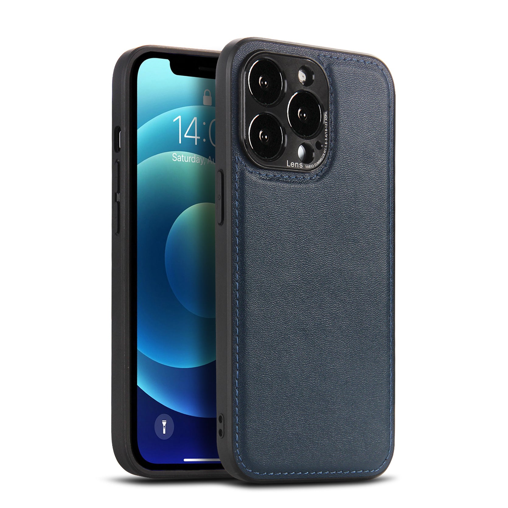 Suitable for metal camera Apple 13promax car line mobile phone case iphone12 business anti-fall protective cover