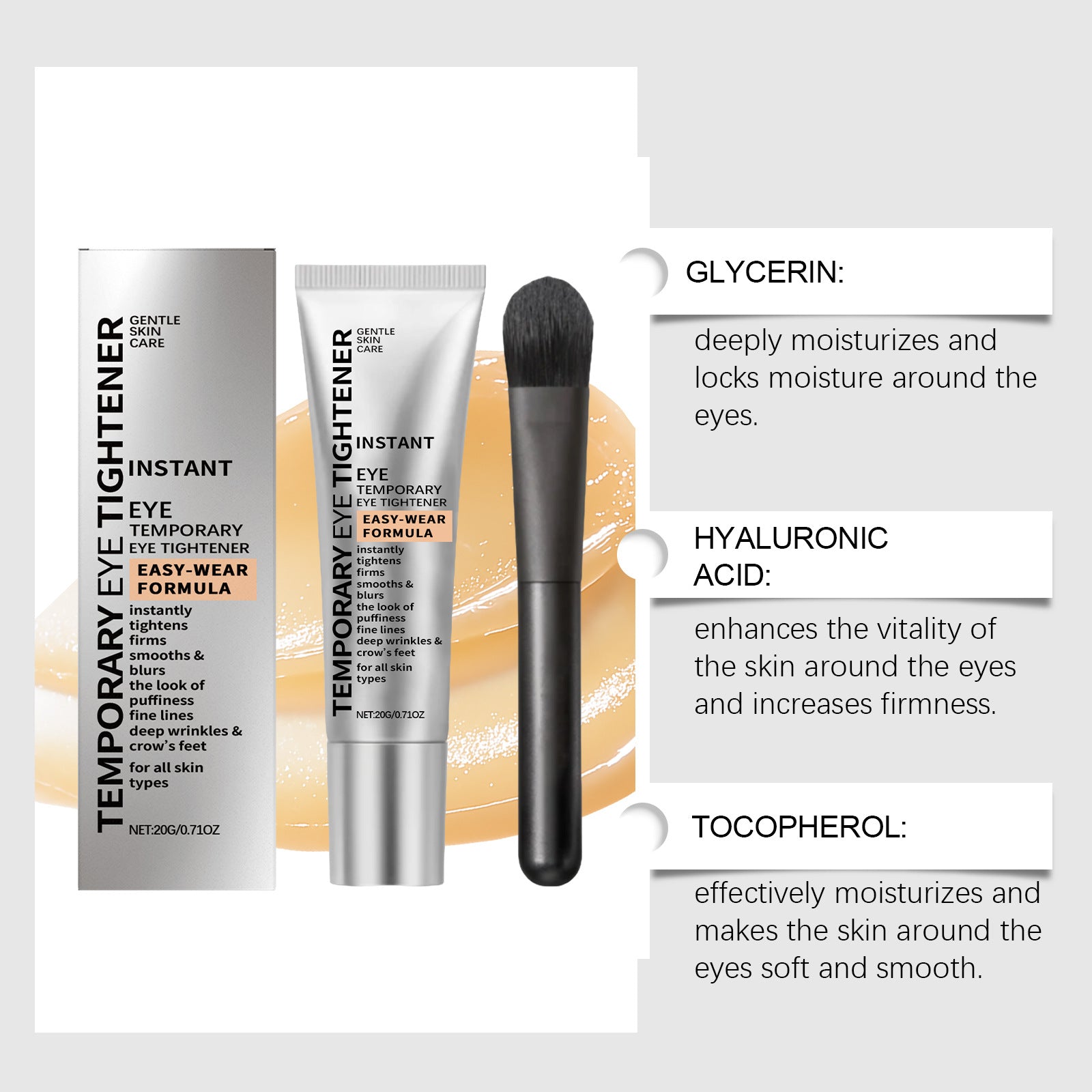 Eye Cream Daily gentle care and moisturizing eye area skin elasticity moisturizing massage eye care cream